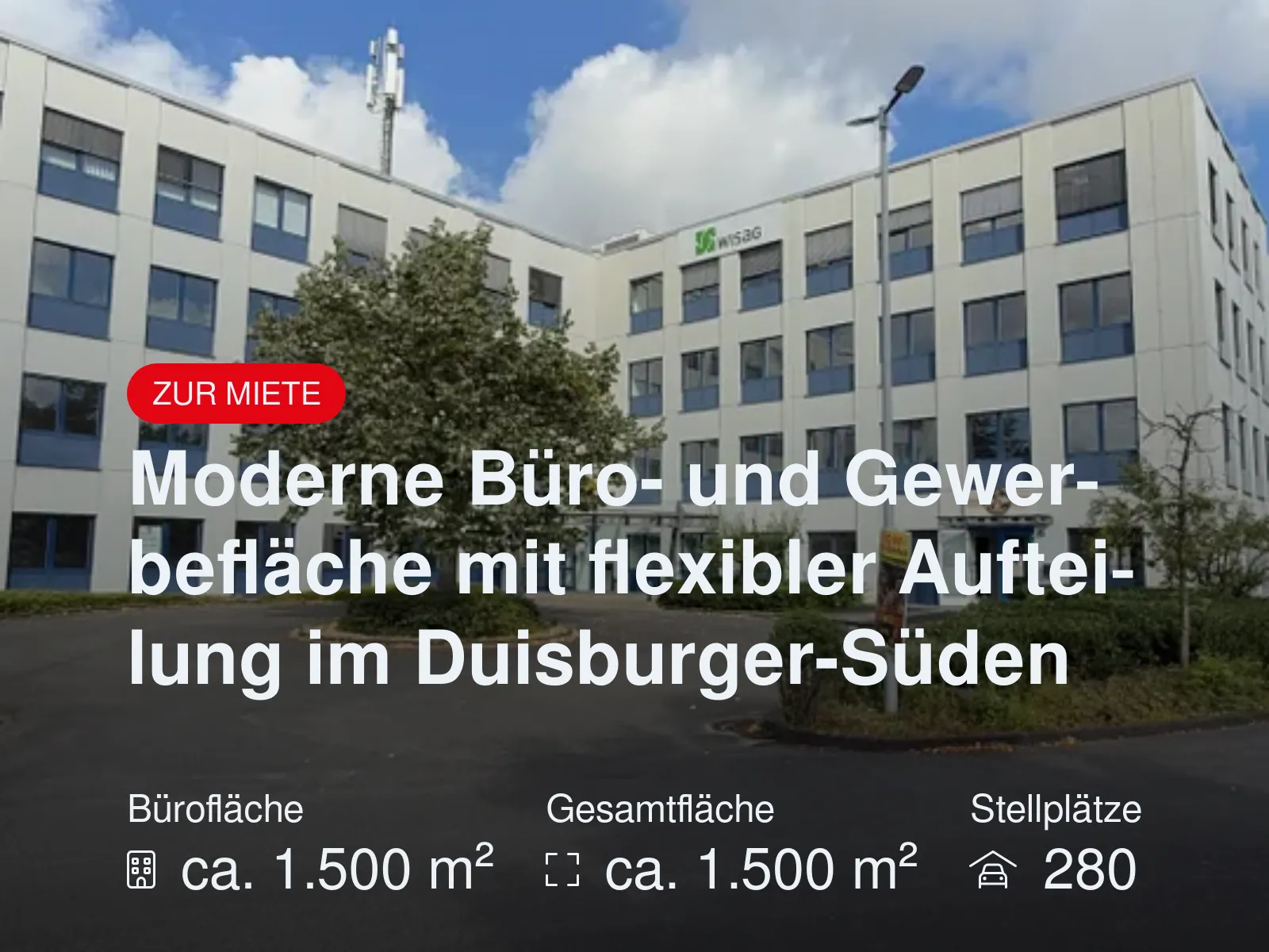 Neu im Angebot: Moderne Büro- und Gewerbefläche mit flexibler Aufteilung im Duisburger-Süden